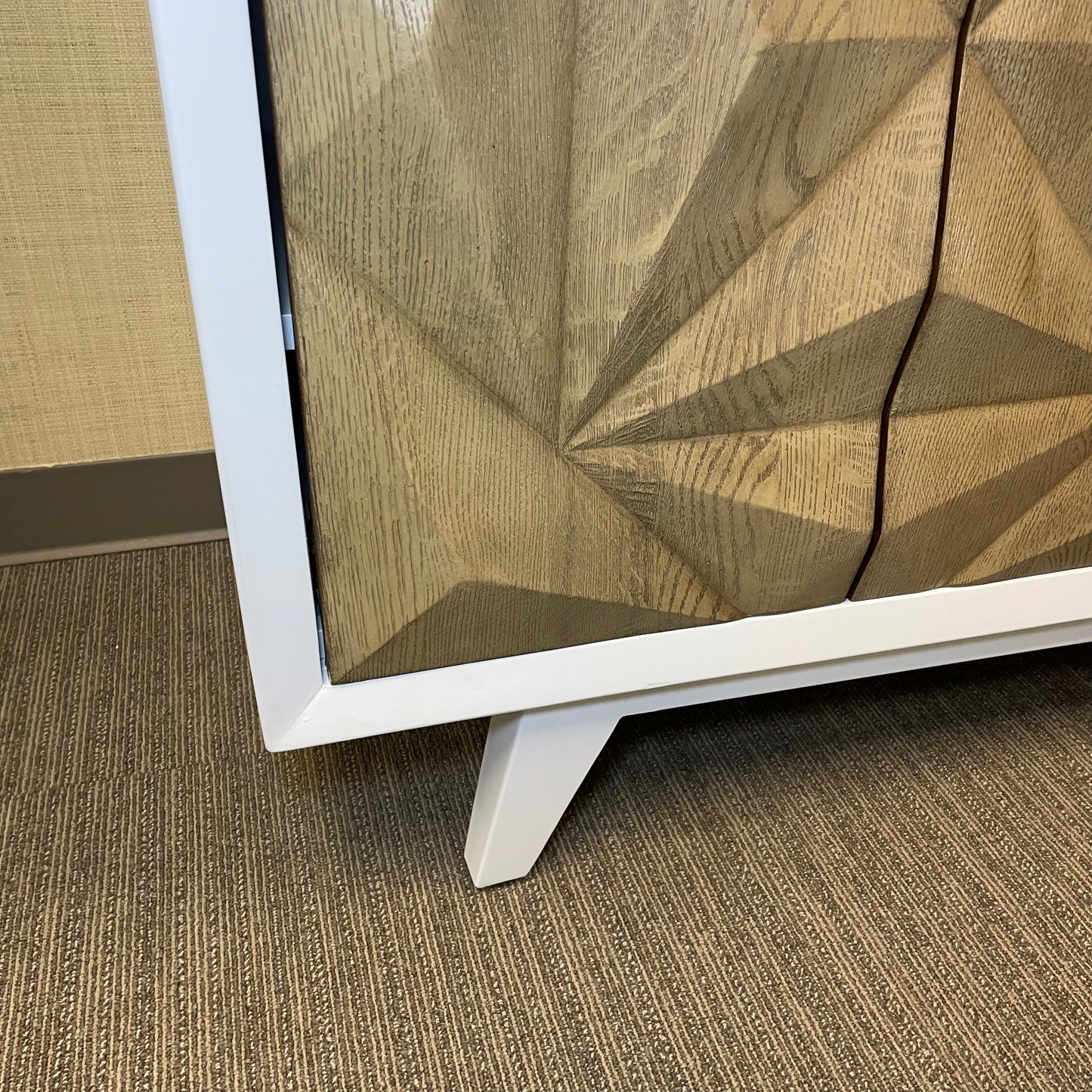 Wood/Enamel Lacquered Credenza