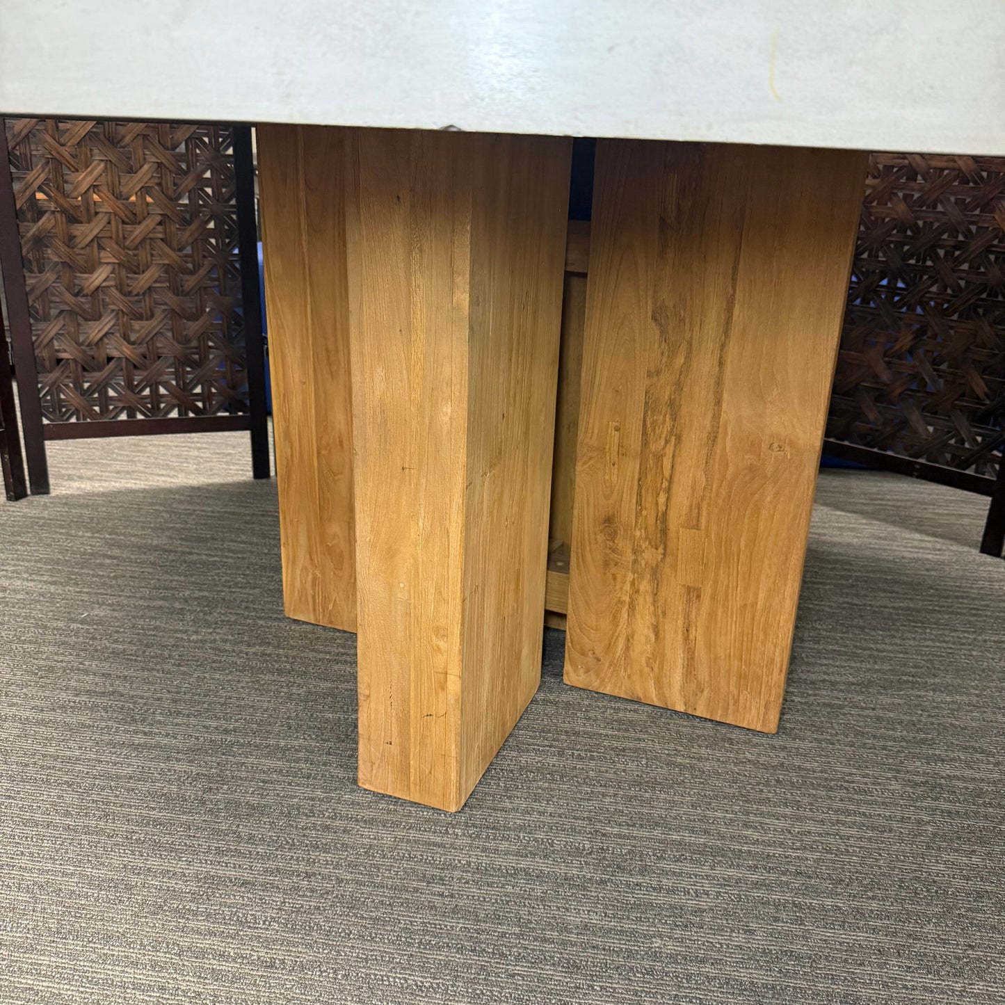 Java Teak + Concrete Dining Table