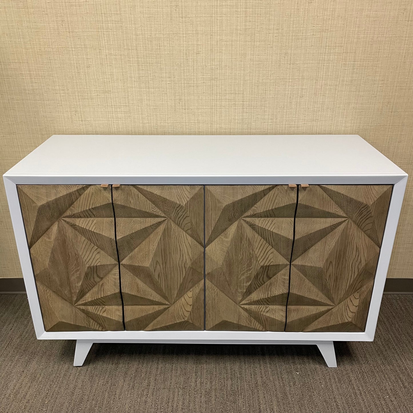 Wood/Enamel Lacquered Credenza