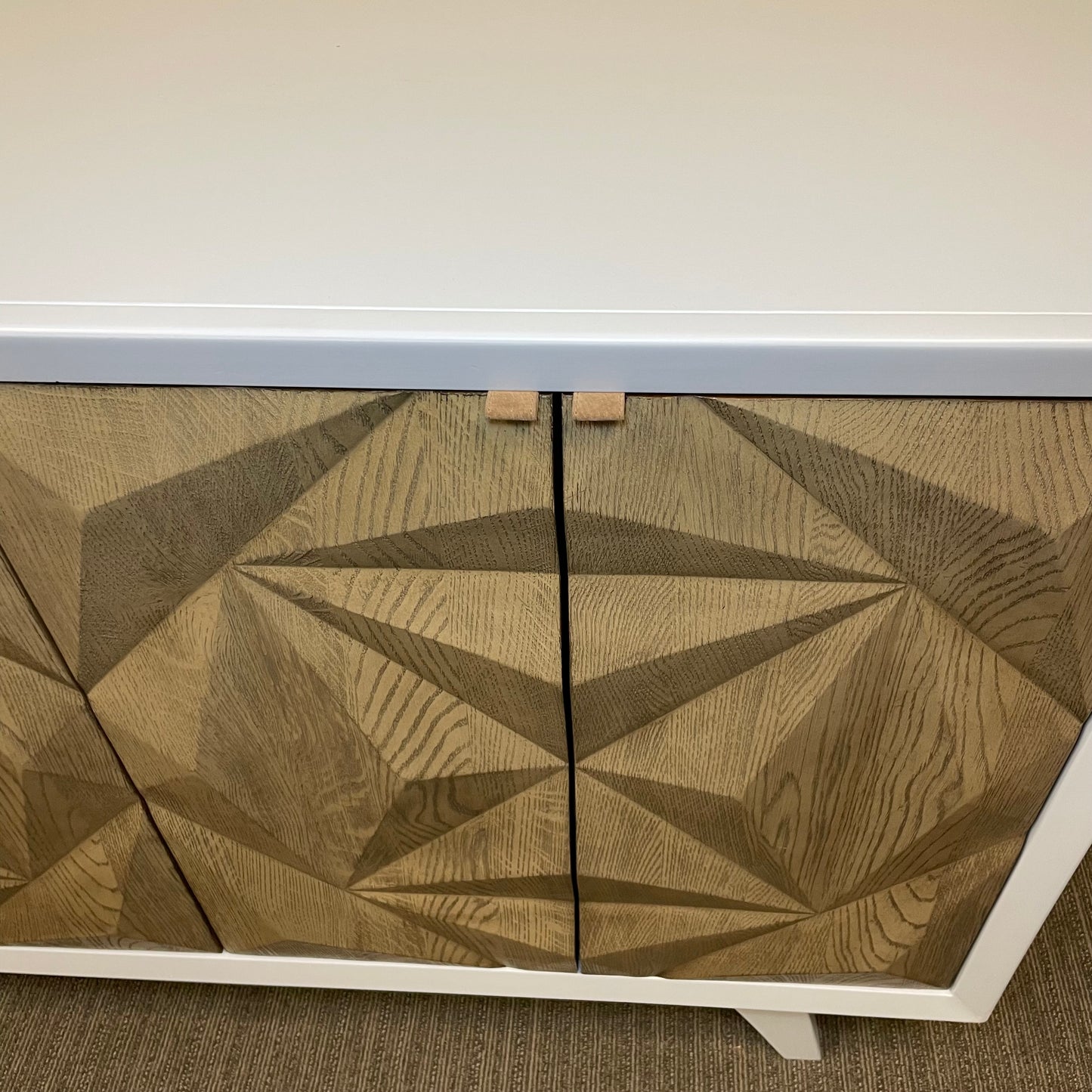 Wood/Enamel Lacquered Credenza
