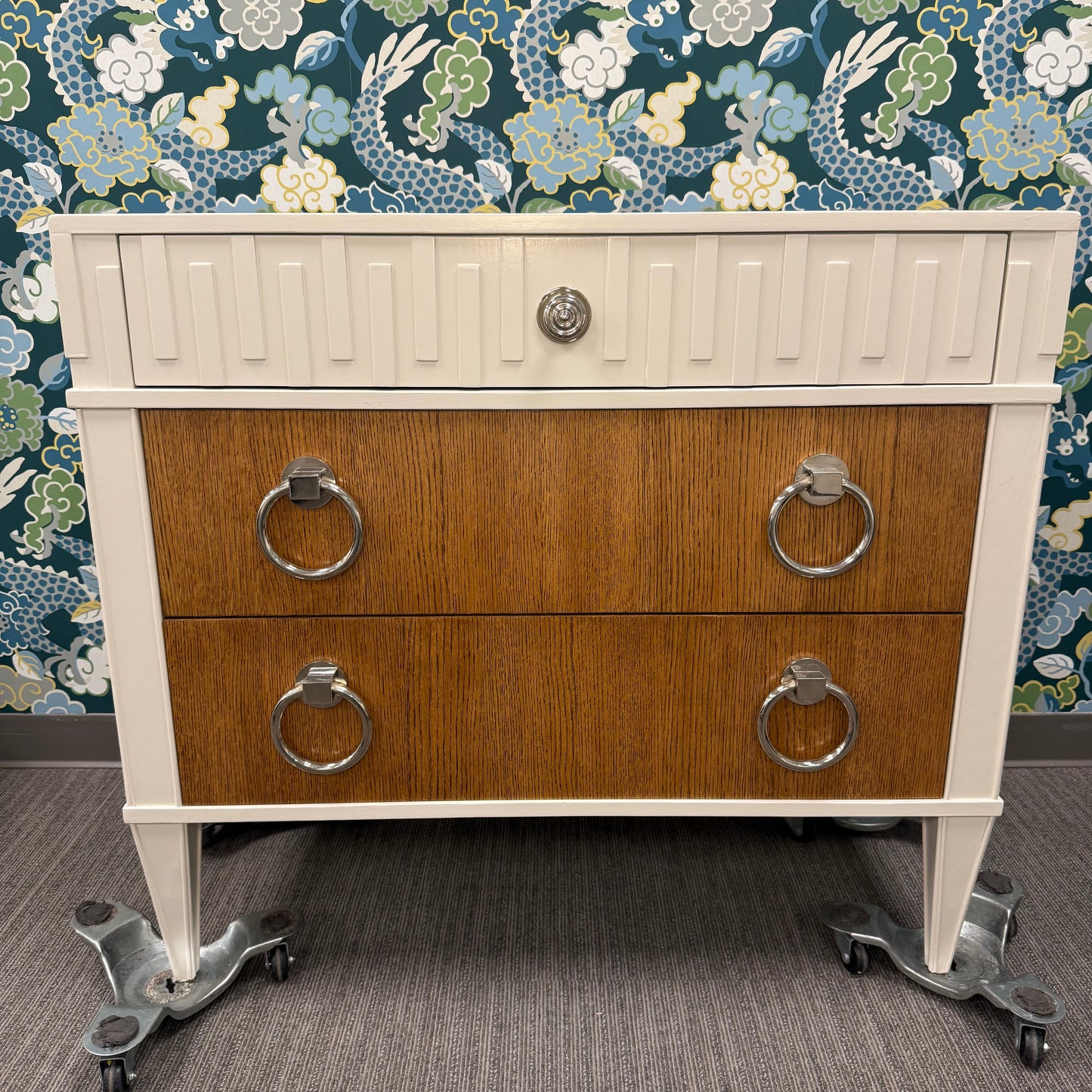 Global Views Transitional Modern 3-Drawer Chest