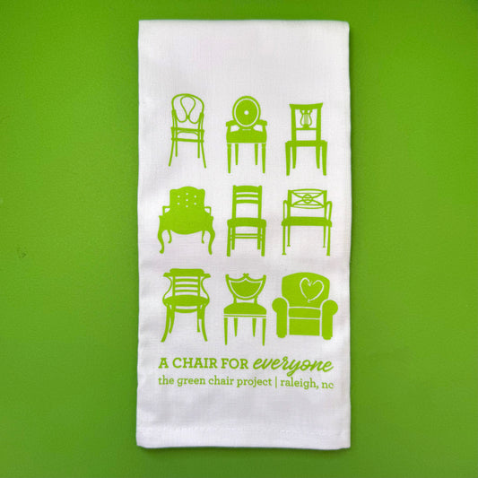 Green Chair Signature Tea Towel