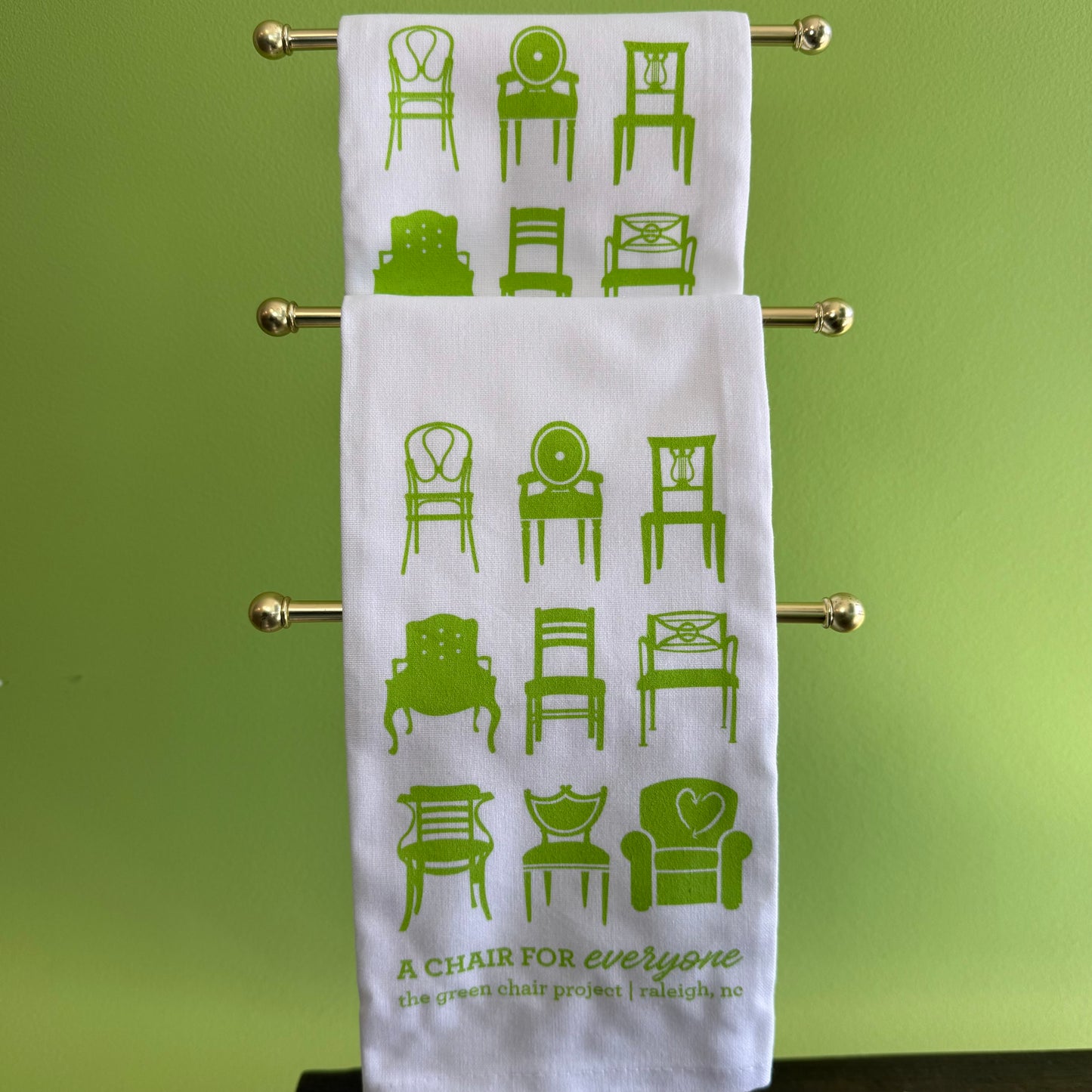 Green Chair Signature Tea Towel
