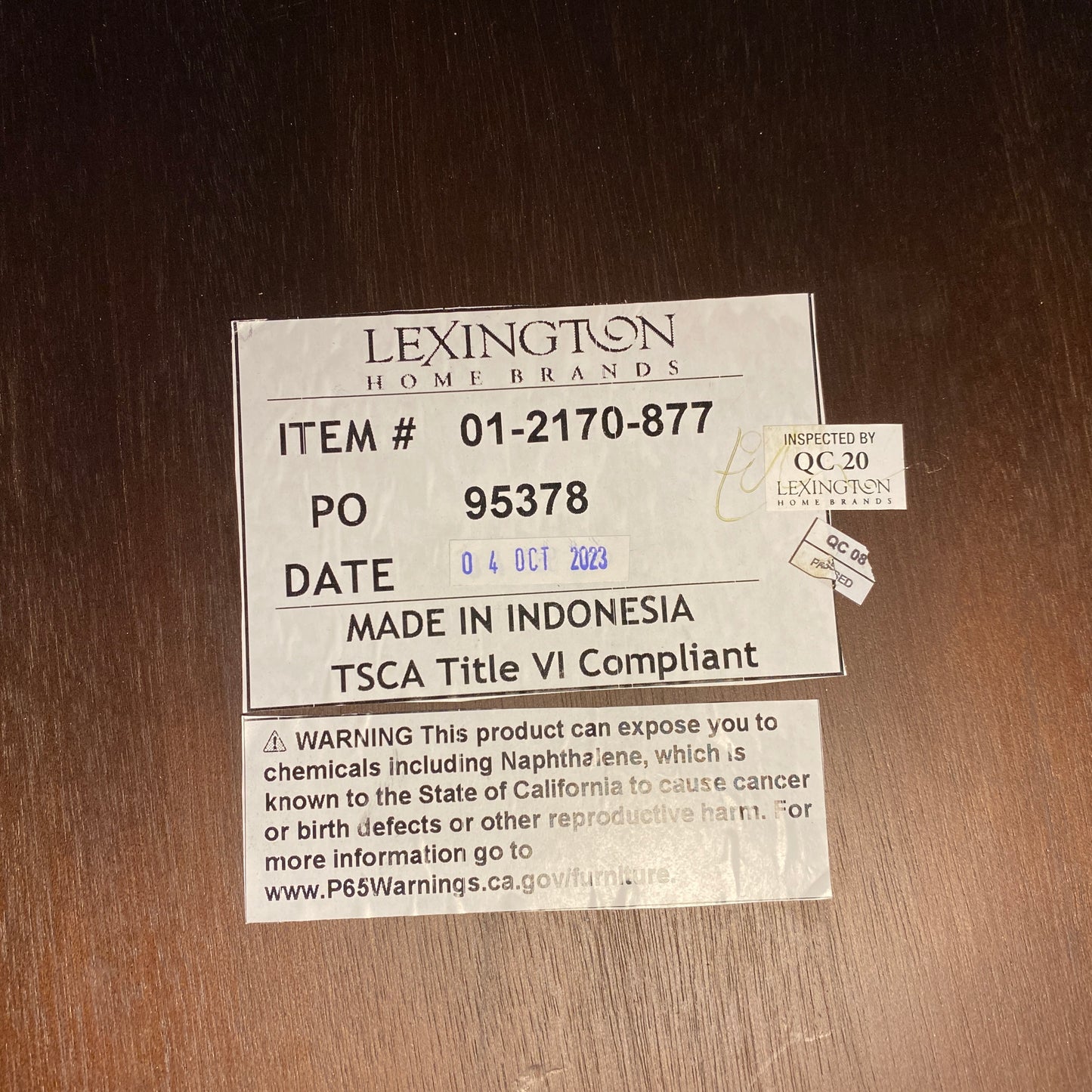 Lexington Furniture "Verbatim" Dining Table
