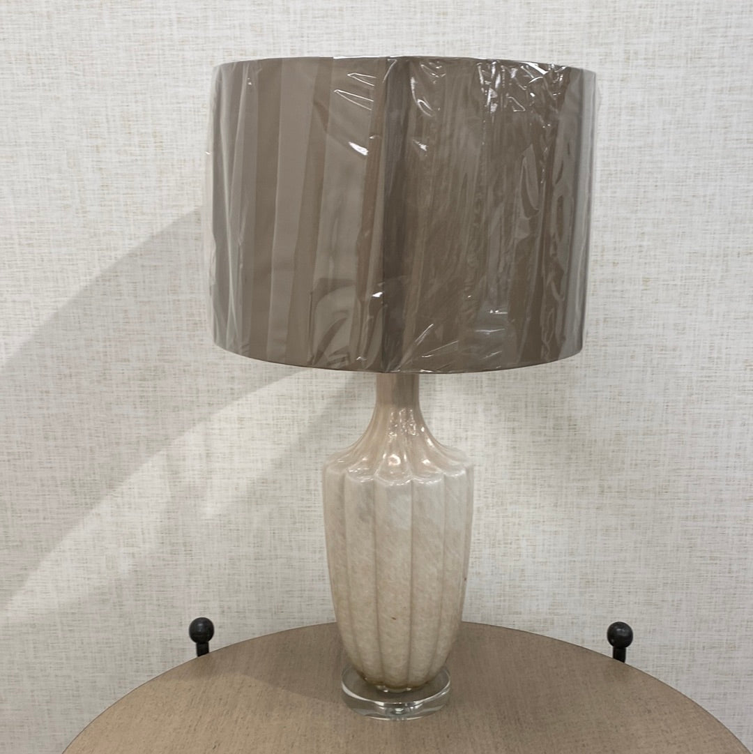 Murano Style Golden Glass Lamp