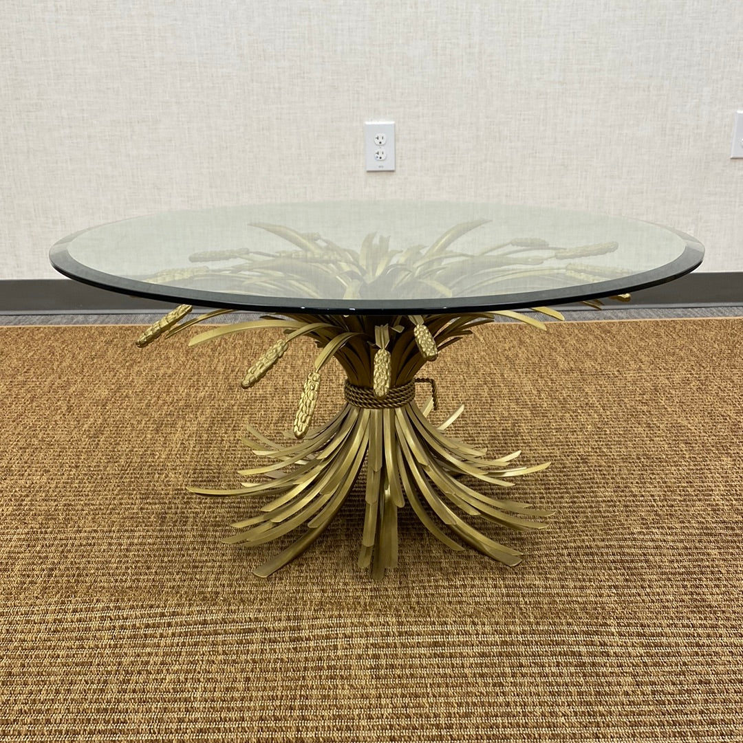 Eichholtz Bonheur Gold Sheaf of Wheat Coffee Table MSRP3855
