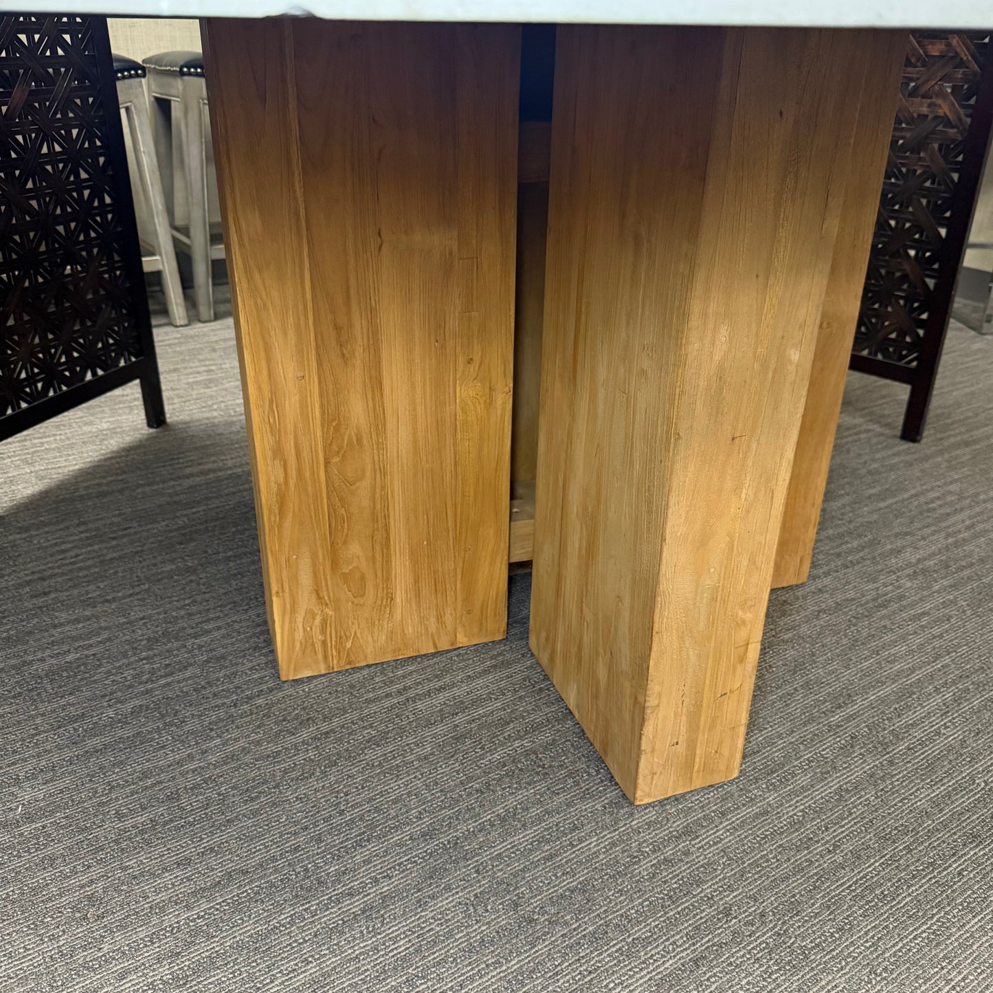 Java Teak + Concrete Dining Table