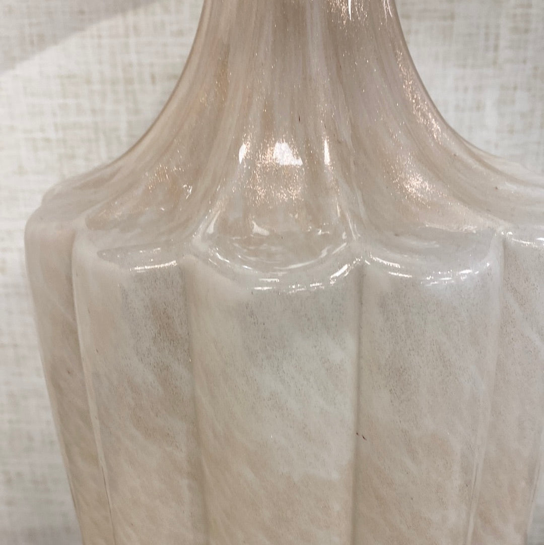 Murano Style Golden Glass Lamp