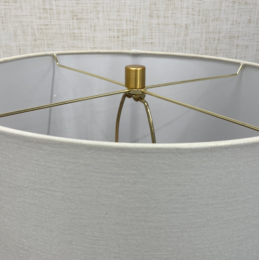 Surya Filaki Rust colored ceramic lamp