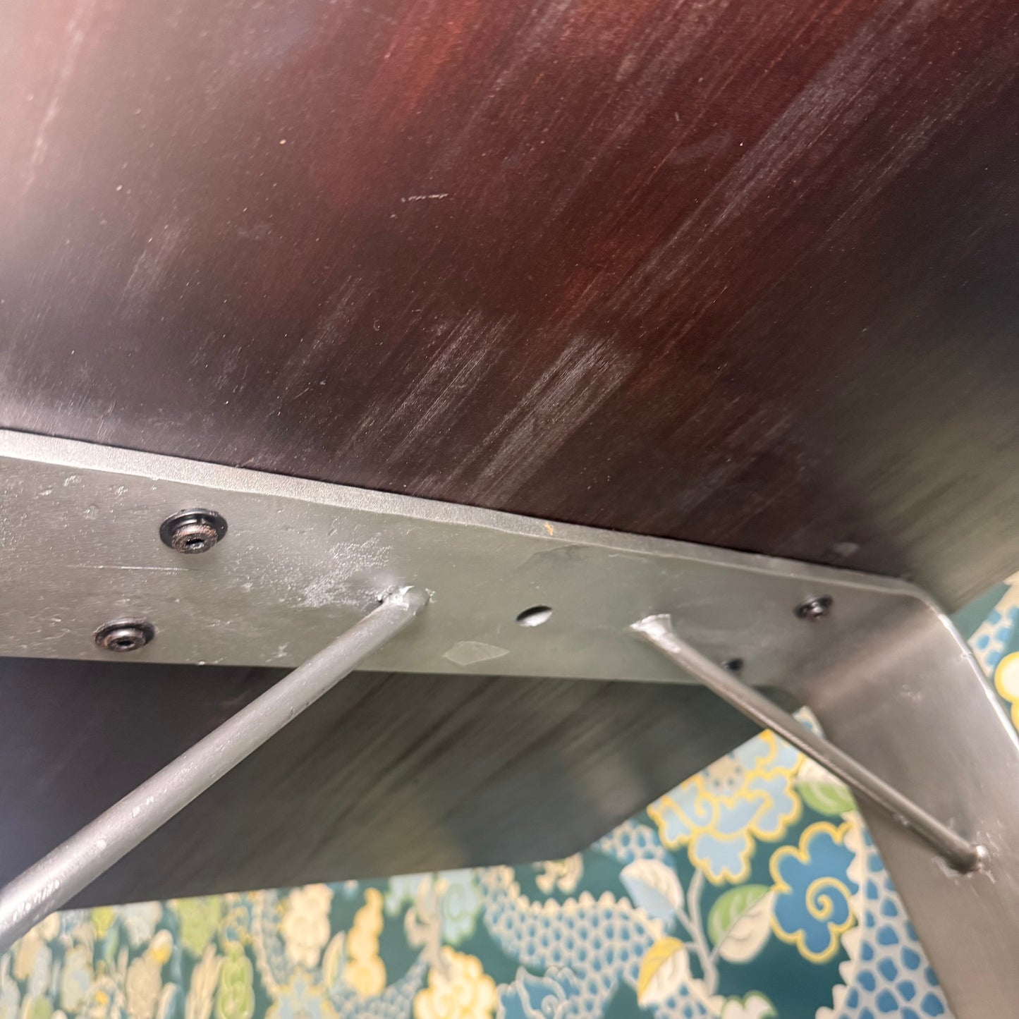 Wood + Steel Bar Table