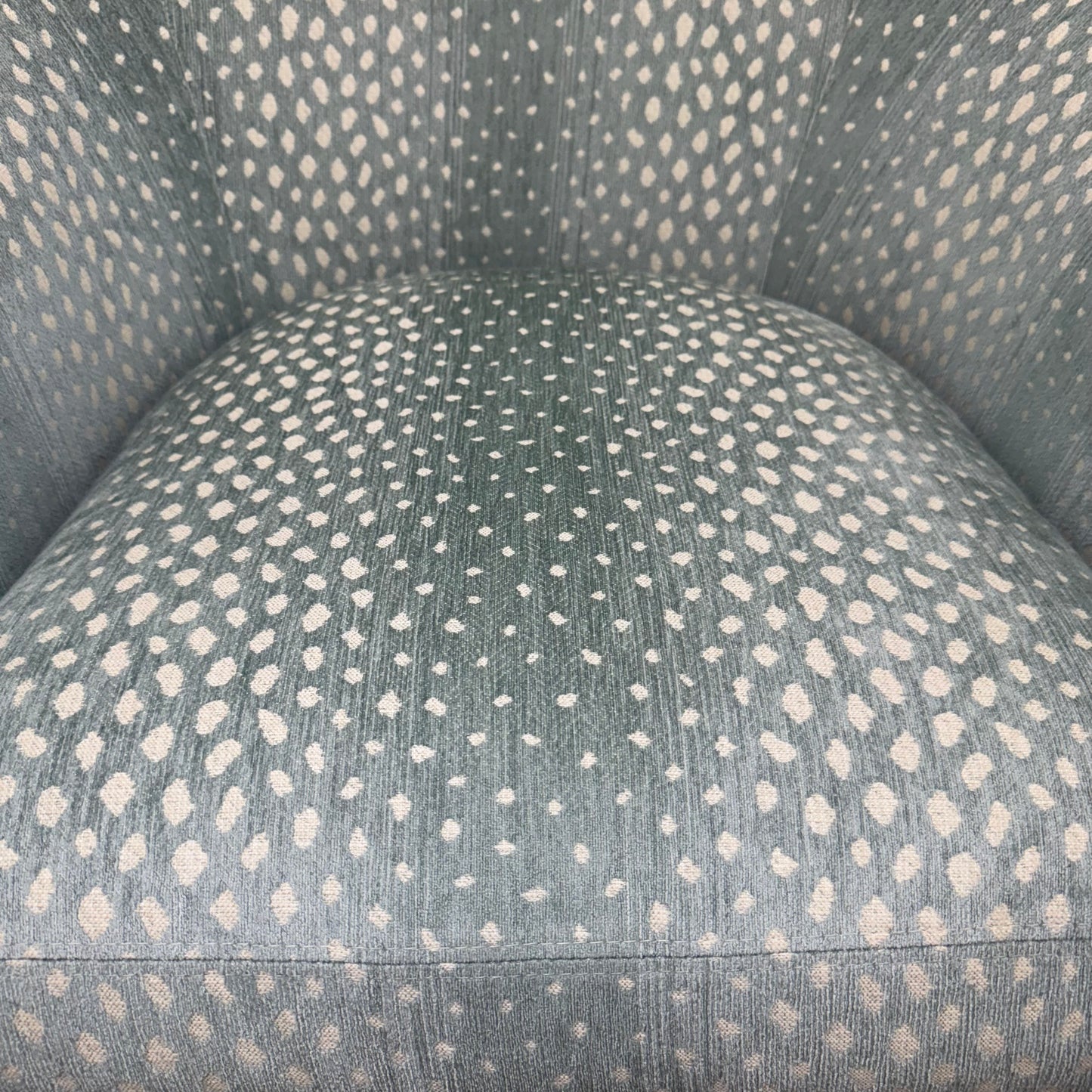 Upholstered Swivel Barrell Chair