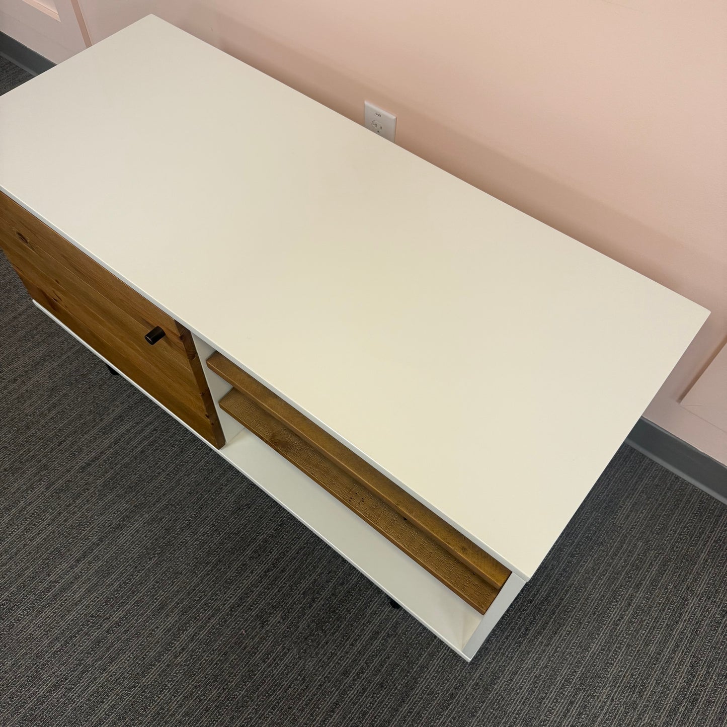West Elm Wood + Lacquer Media Console