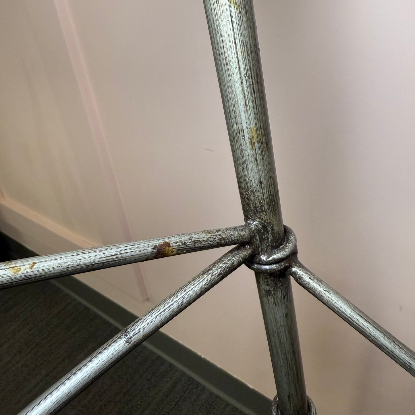 Pair of Metal Counter Stools