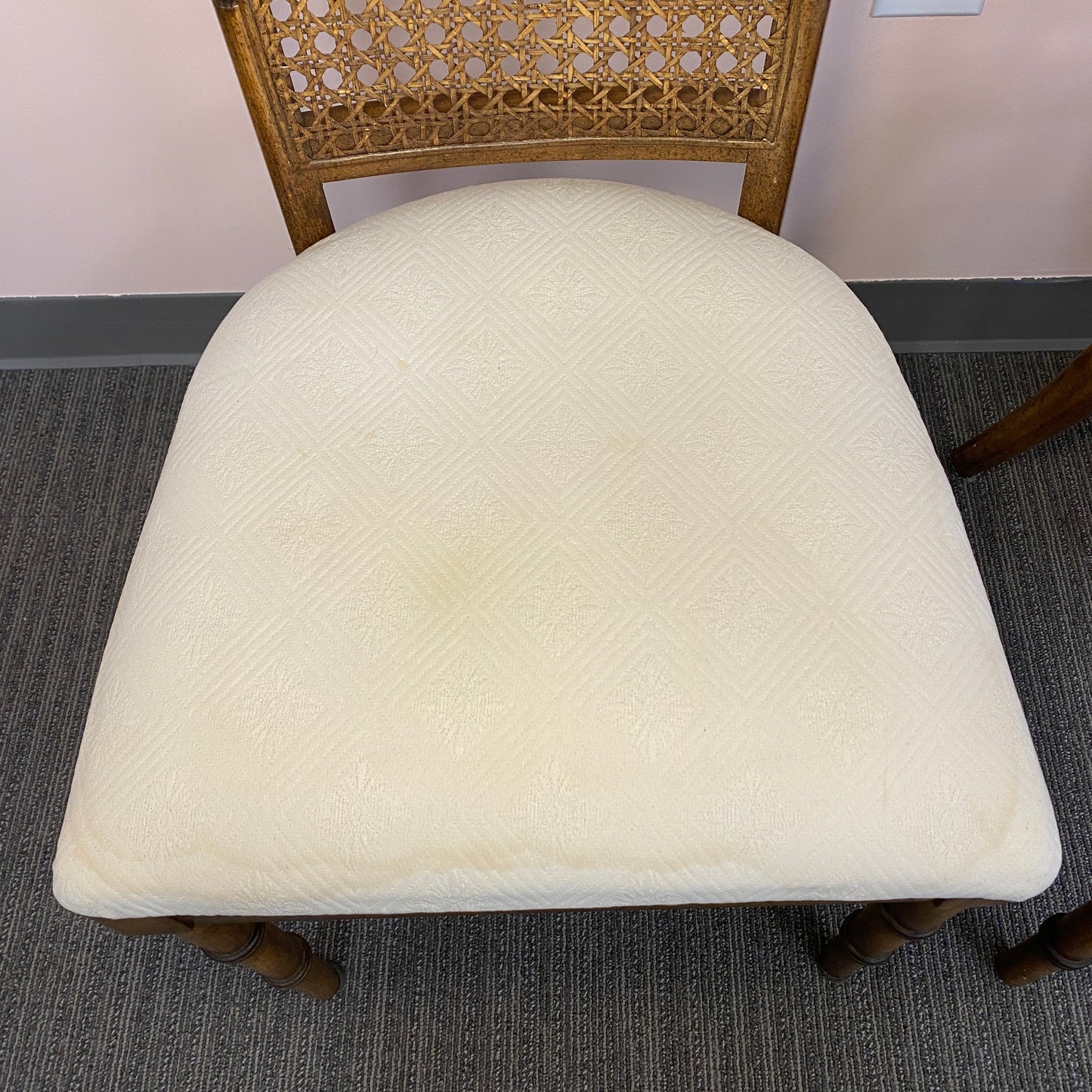 Set of 2 Cane Back Chairs