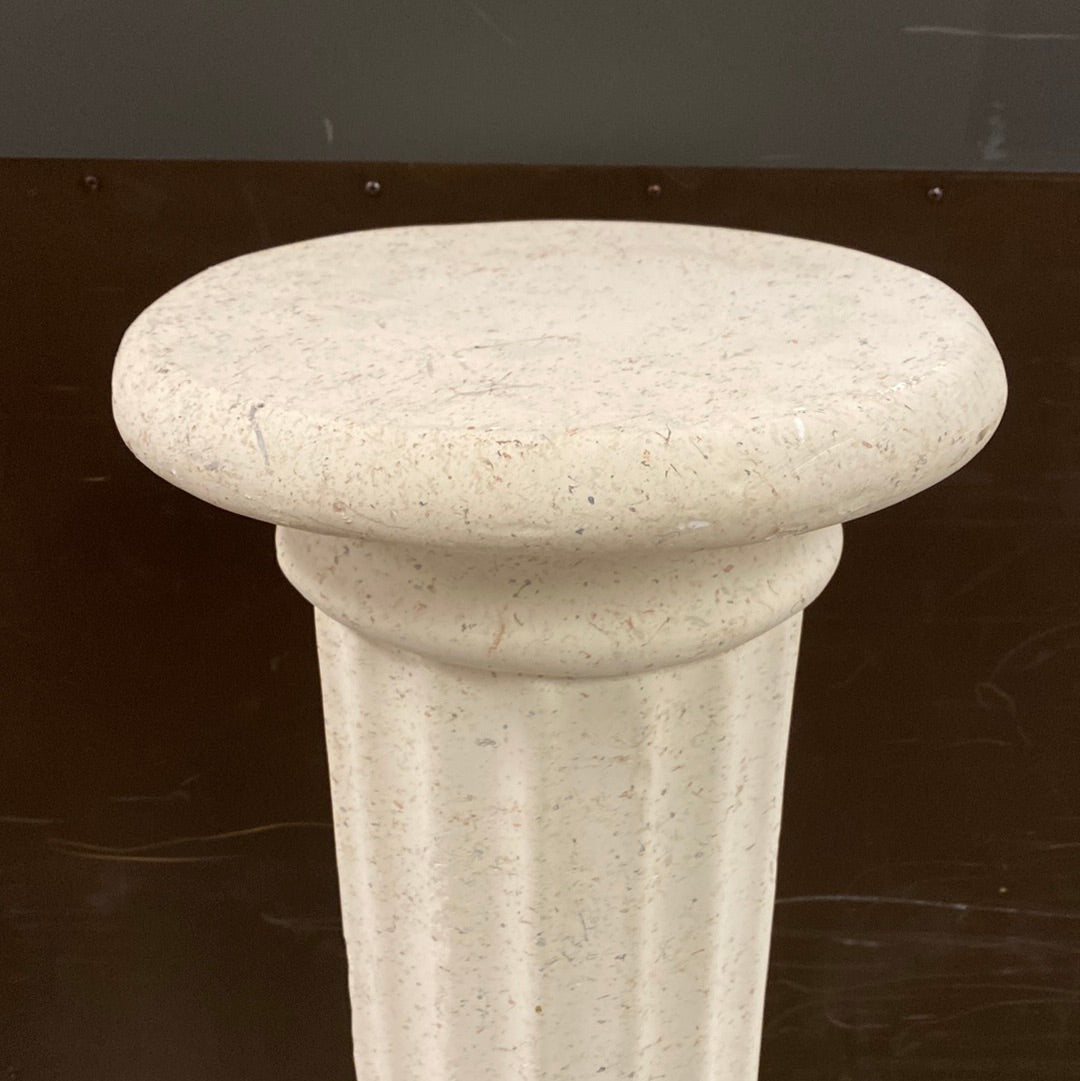 Vintage Plaster Display Column