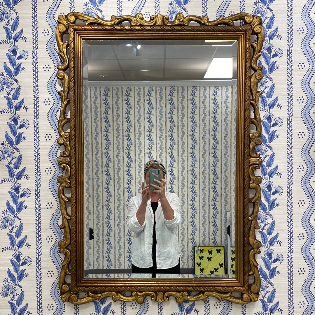 Large Gilt Ornate Mirror