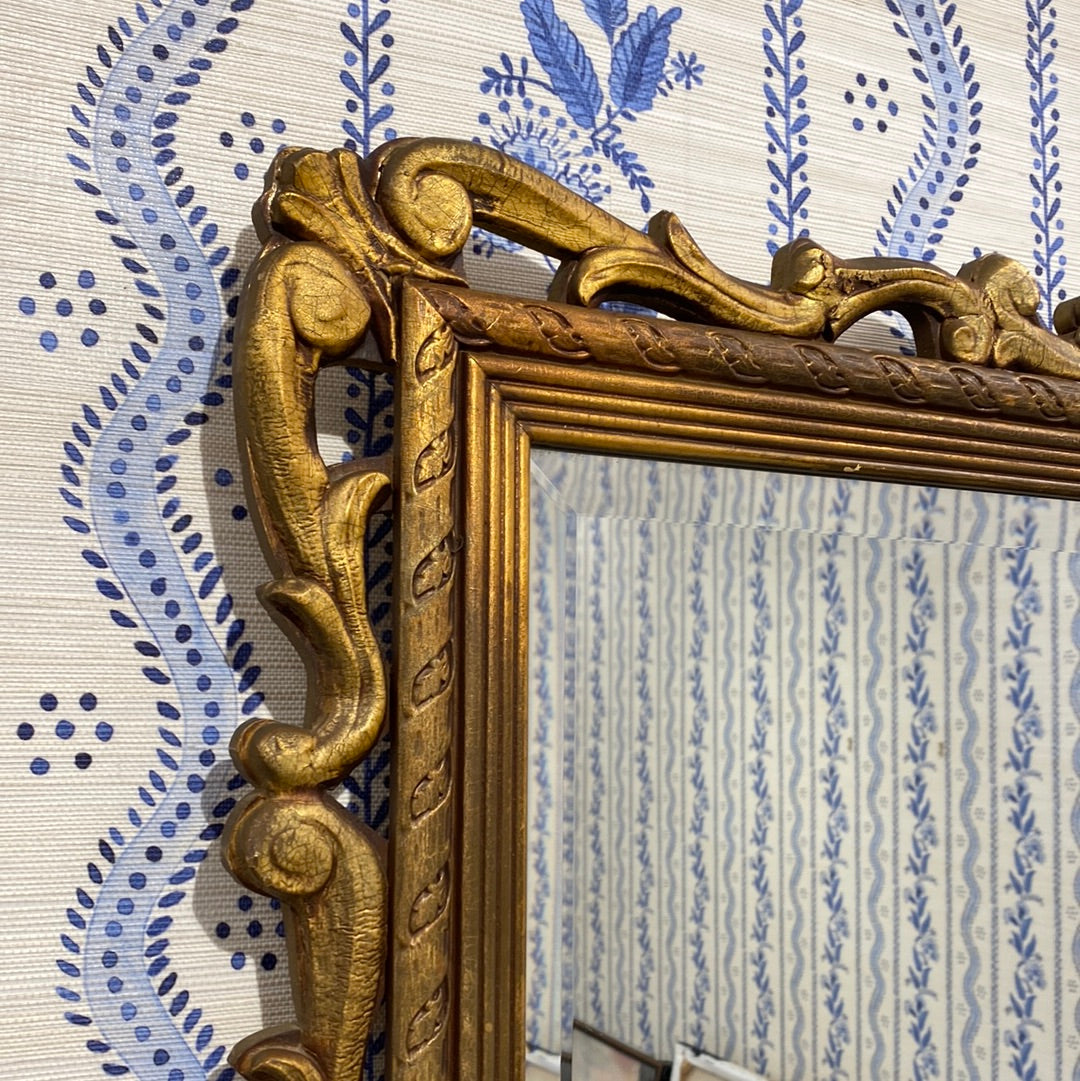 Large Gilt Ornate Mirror