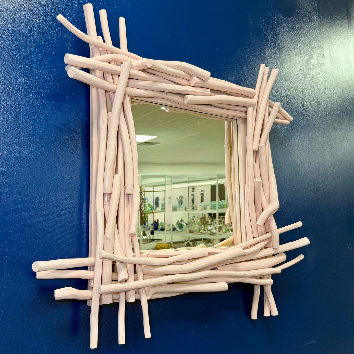 Blush Driftwood Mirror