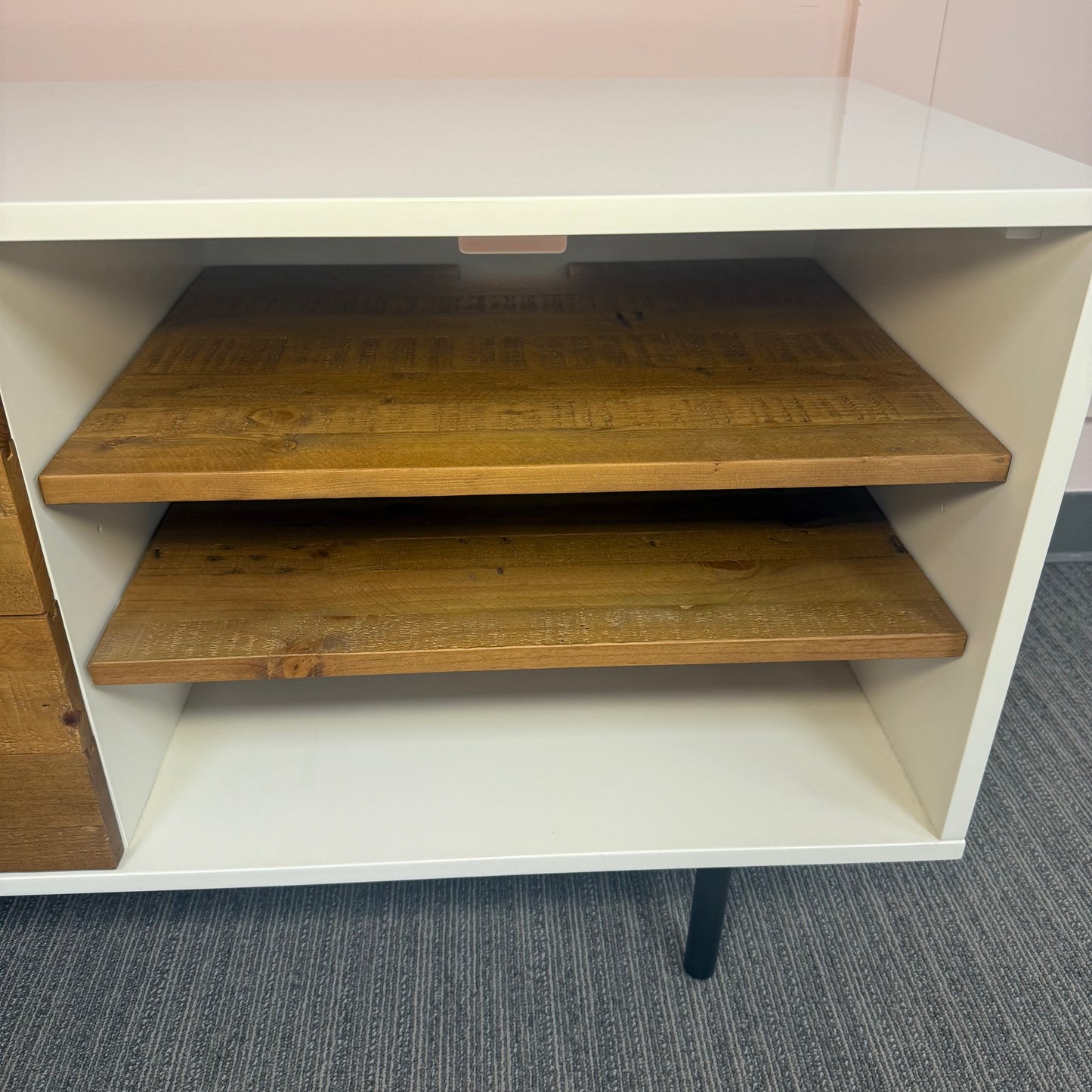 West Elm Wood + Lacquer Media Console