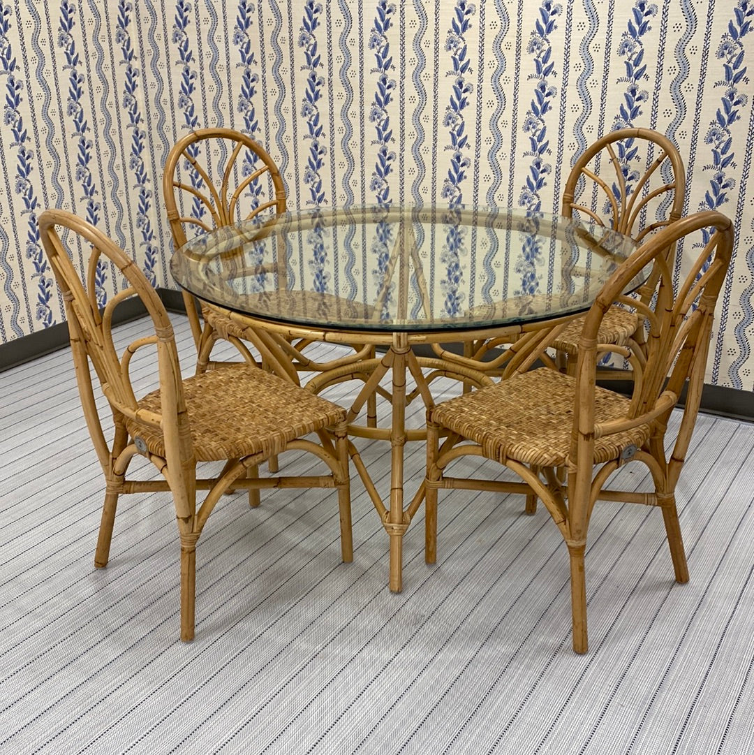 Acacia Home & Garden Bamboo Dining Set