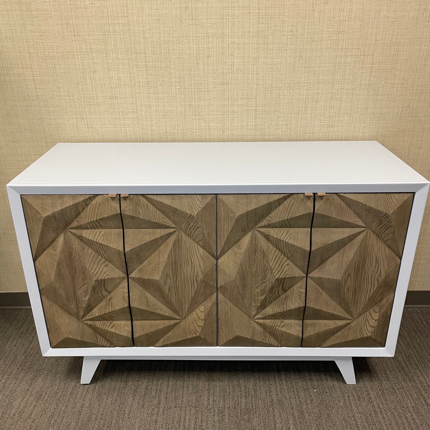 Wood/Enamel Lacquered Credenza