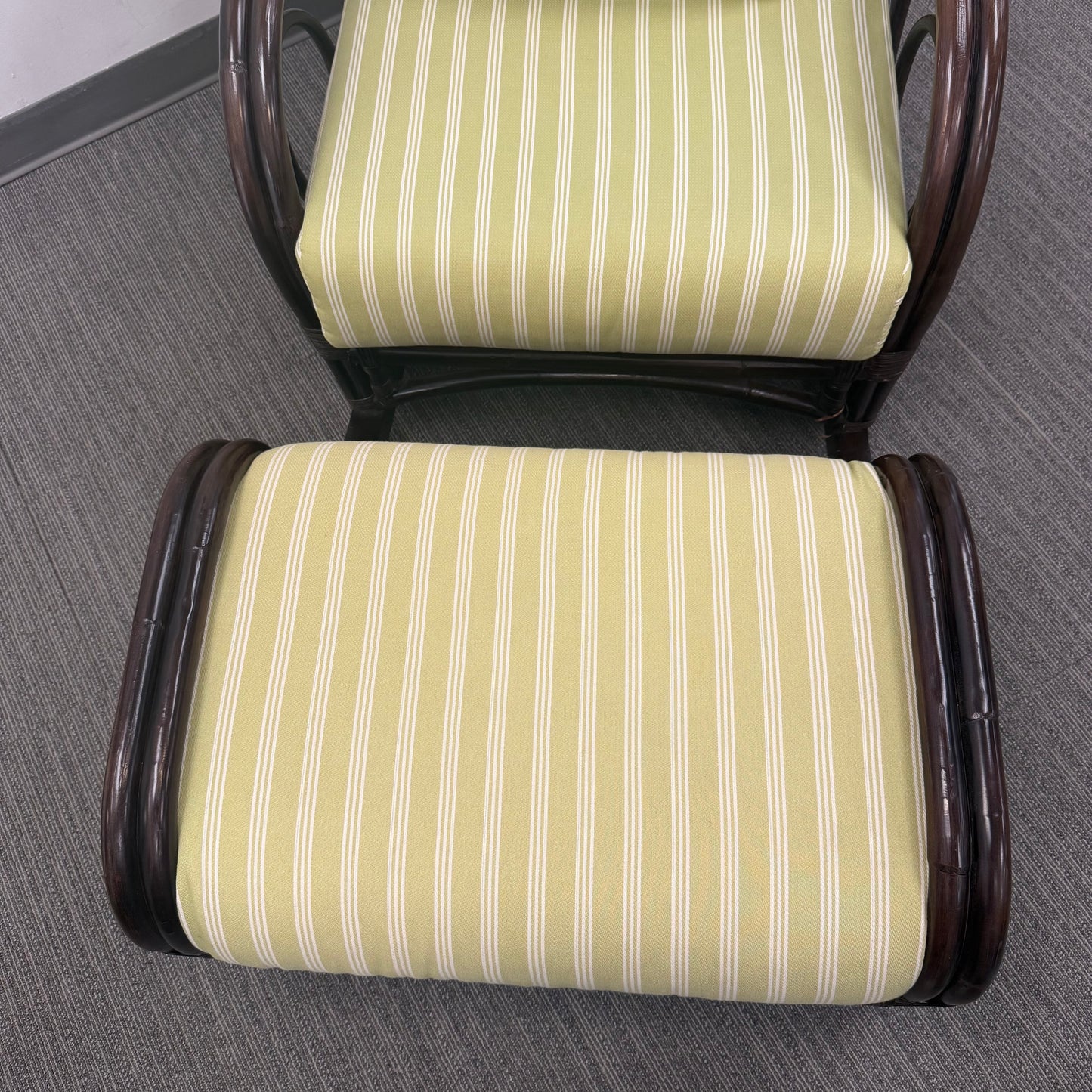 Braxton Culler Edgewater Rattan Rocker & Ottoman Set