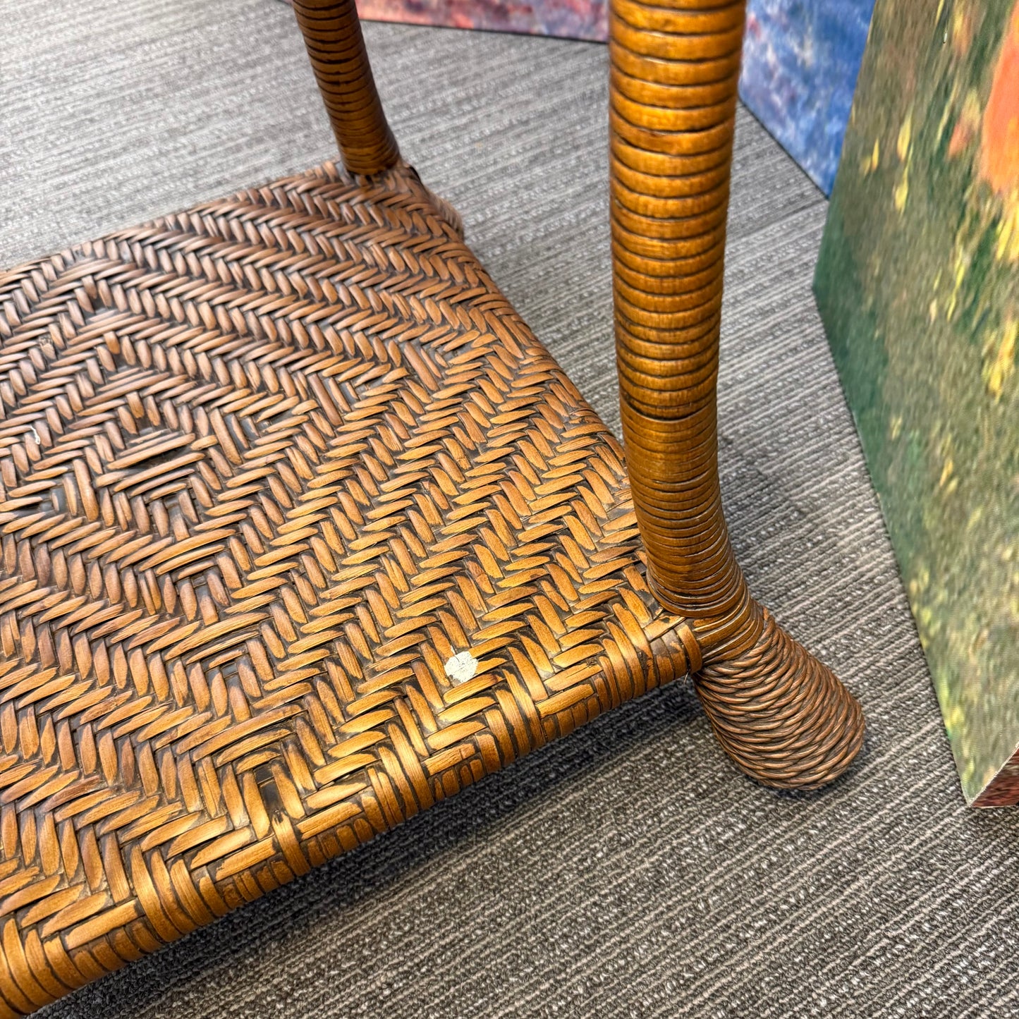 Rattan Patio Side Table