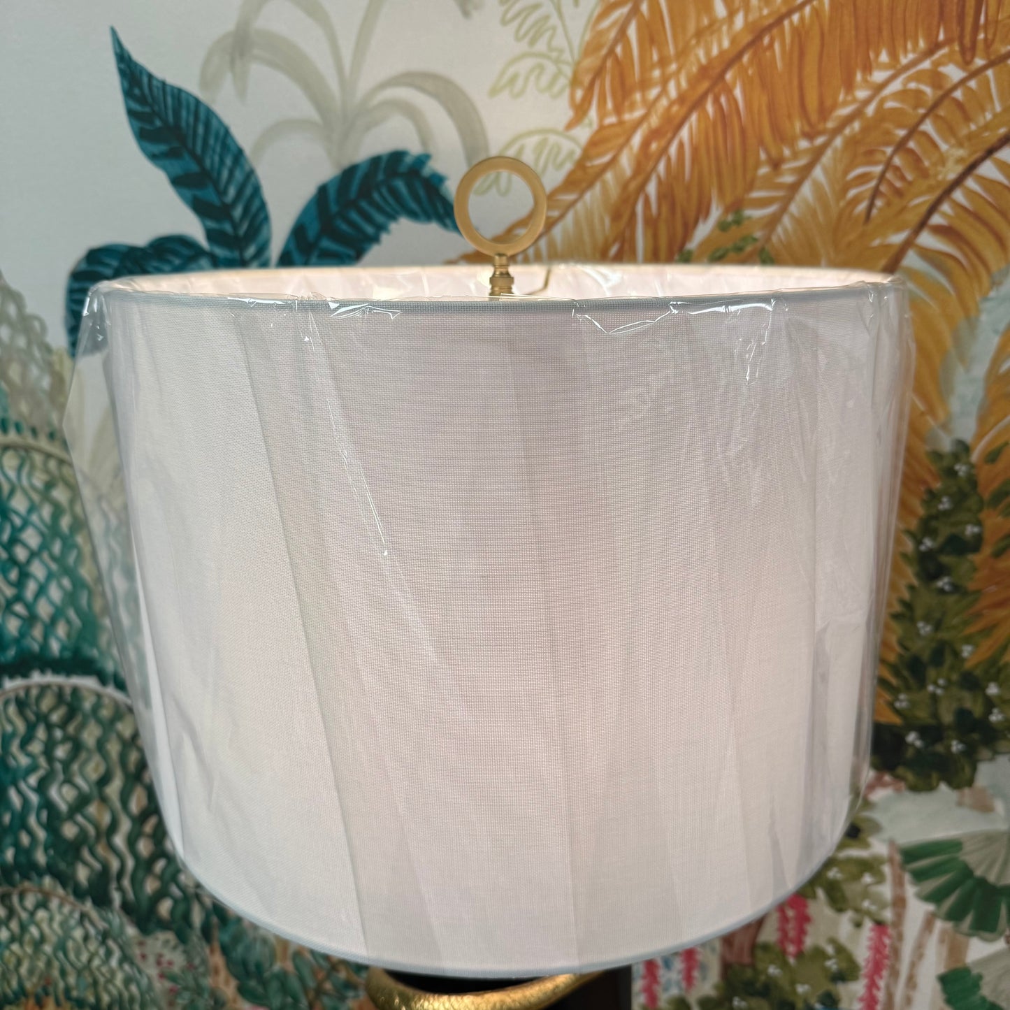 Wildwood Home Black + Gold Snake Lamp