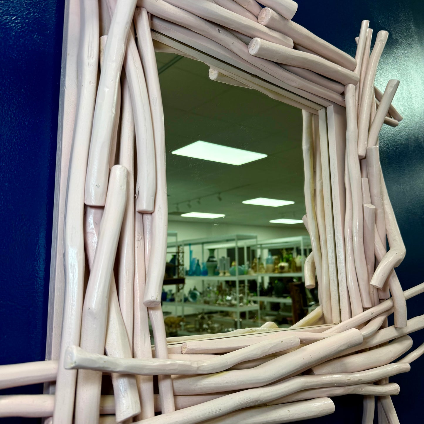 Blush Driftwood Mirror