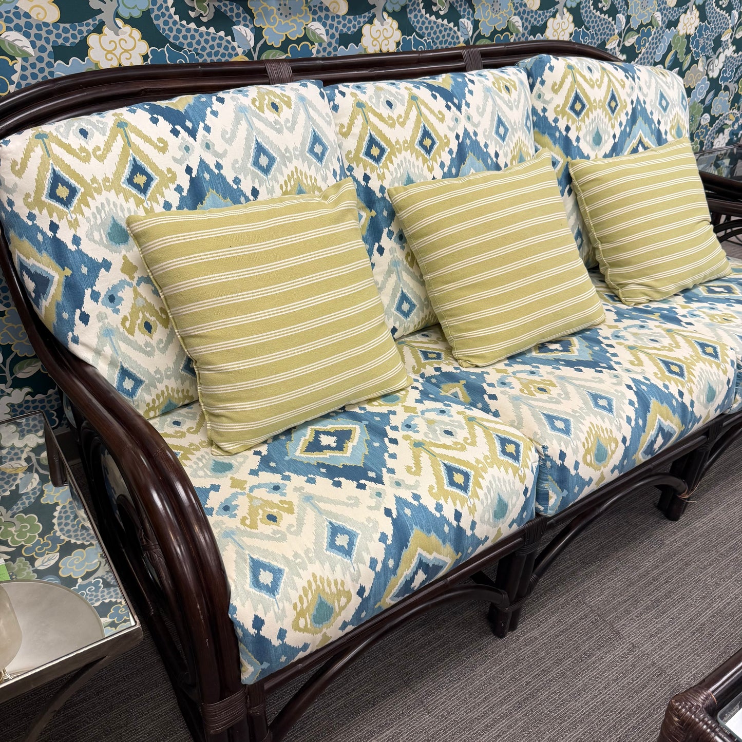 Braxton Culler Edgewater Rattan Sofa