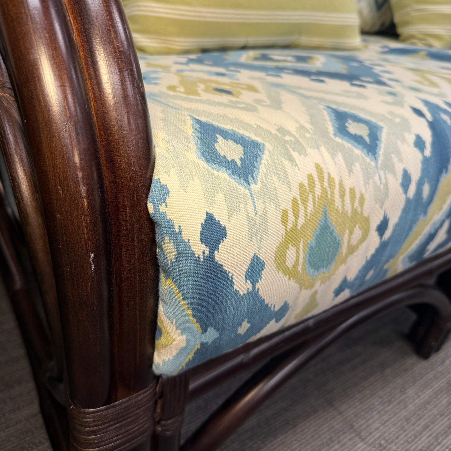 Braxton Culler Edgewater Rattan Sofa