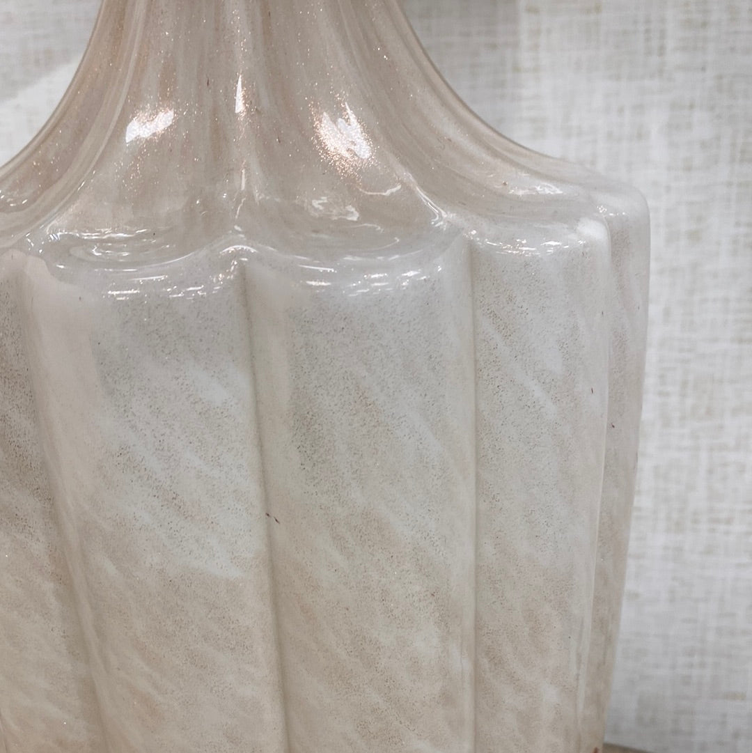 Murano Style Golden Glass Lamp