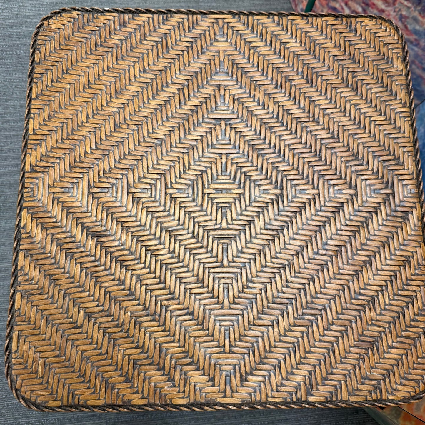 Rattan Patio Side Table