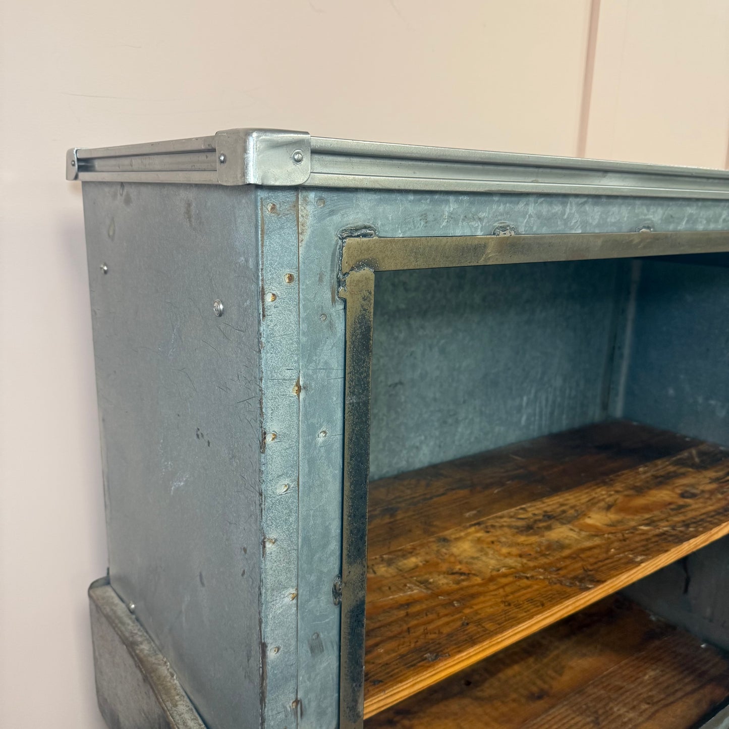 Upcycled Industrial Bar Cart