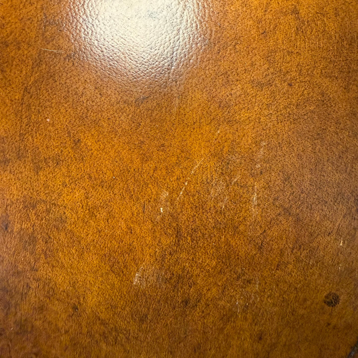 Vintage Maitland Smith Leather Top Coffee Table