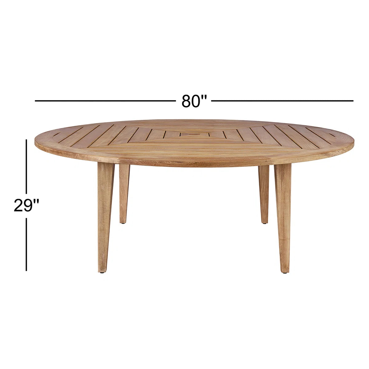 Universal Furniture "Chesapeake" Outdoor Teak Dining Table