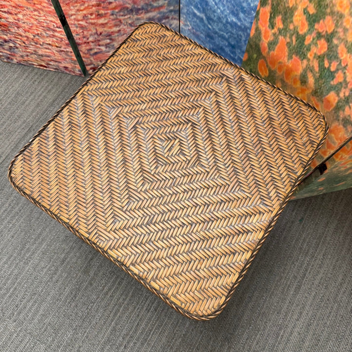 Rattan Patio Side Table