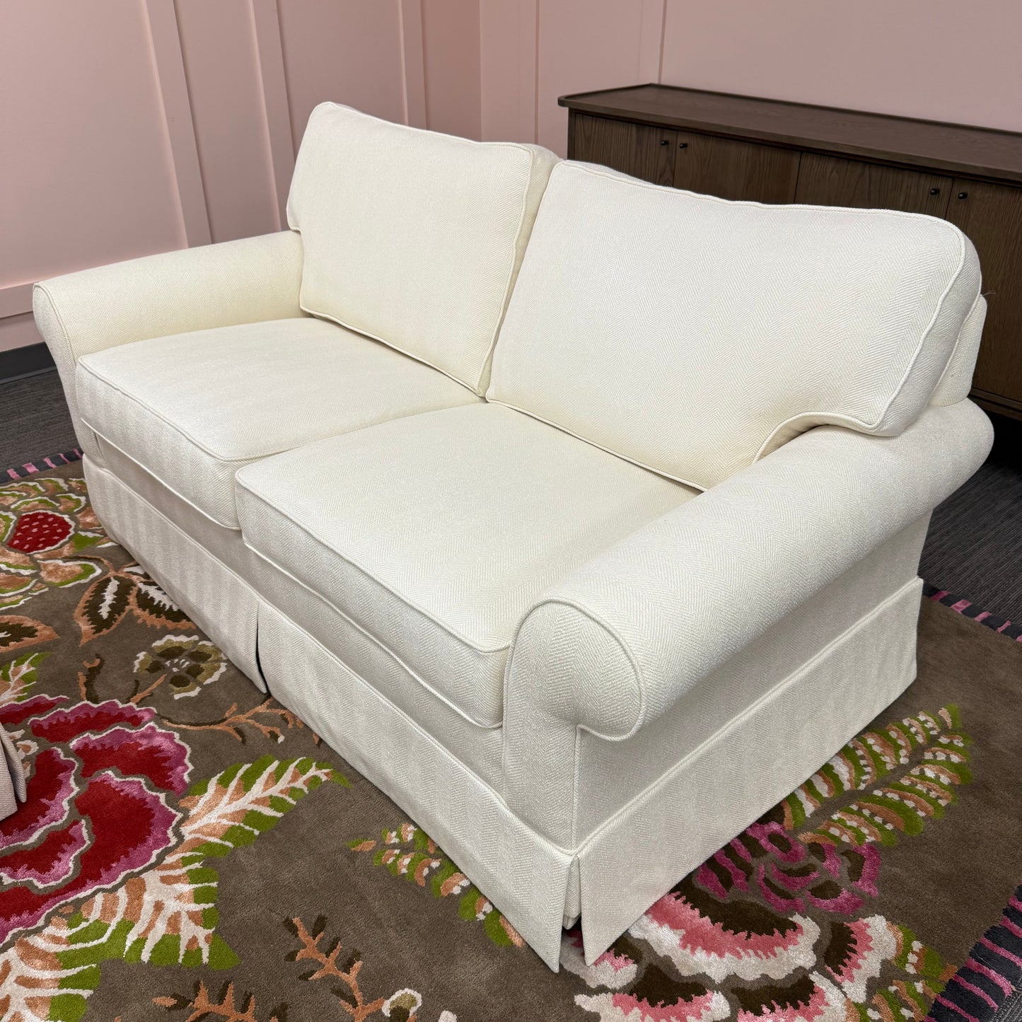 Ethan Allen Sofa with Ottoman