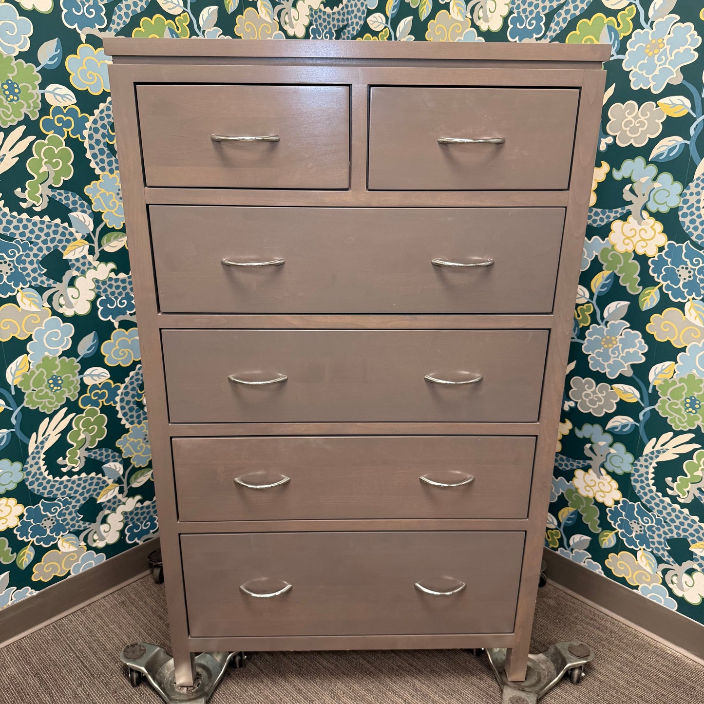 Solid Wood 6-Drawer Dresser