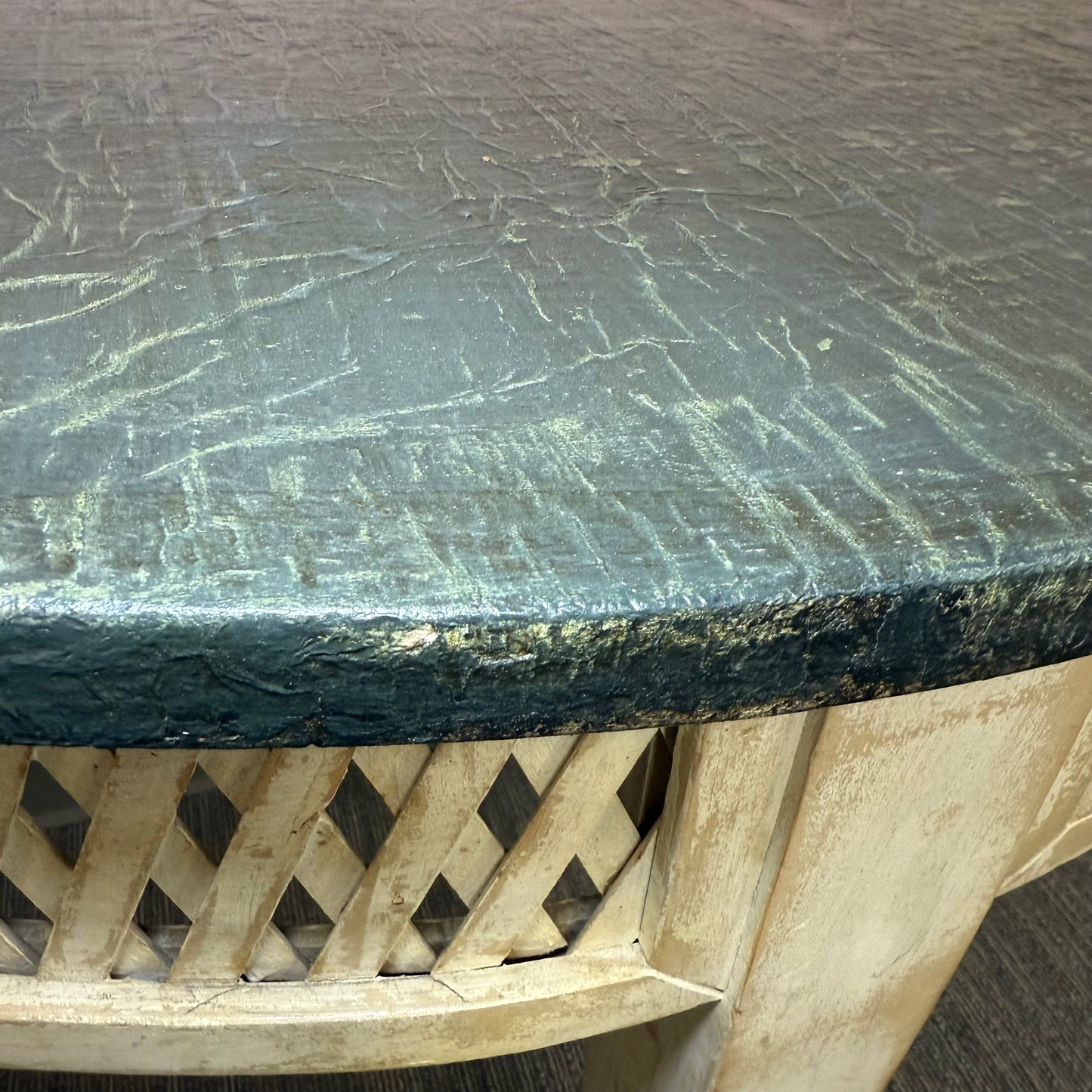 Neoclassical Demi-Lune Console Tables