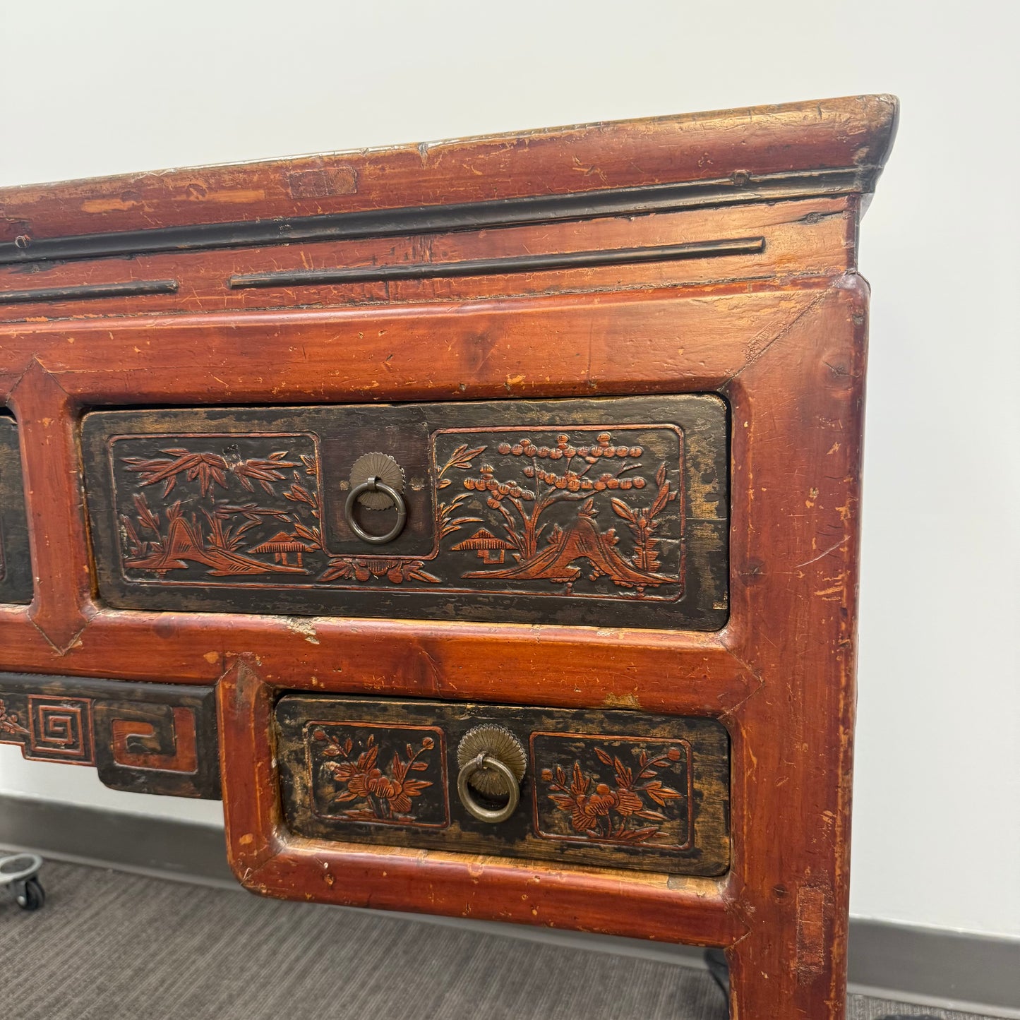 Vintage Wooden Console