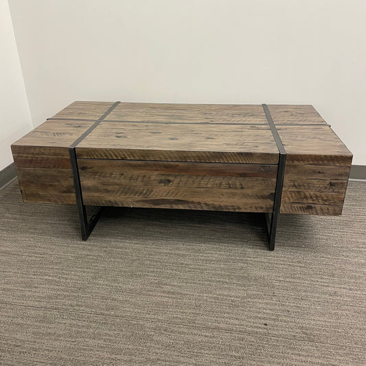 Rustic Modern Wood Coffee Table
