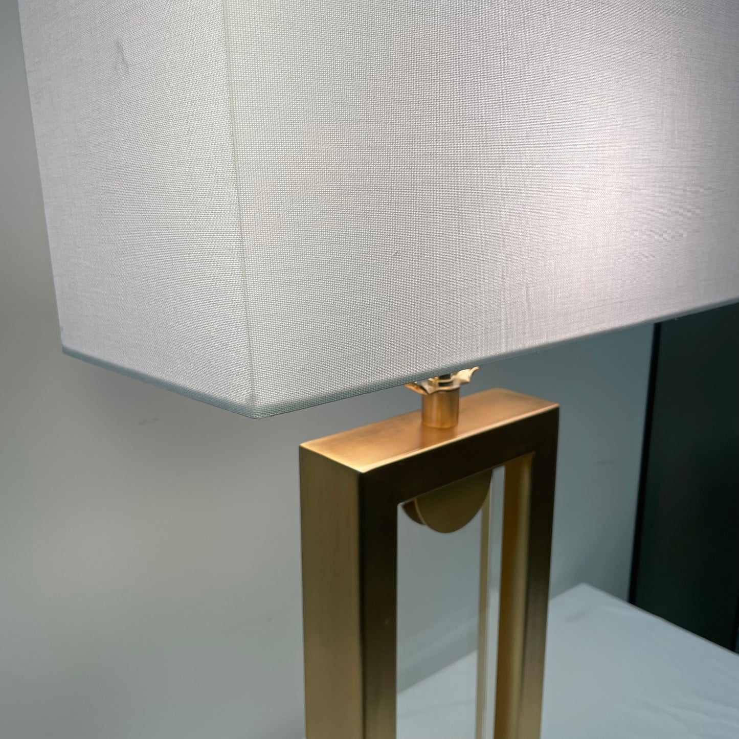 Gold + Acrylic Table Lamp by Chelsea House