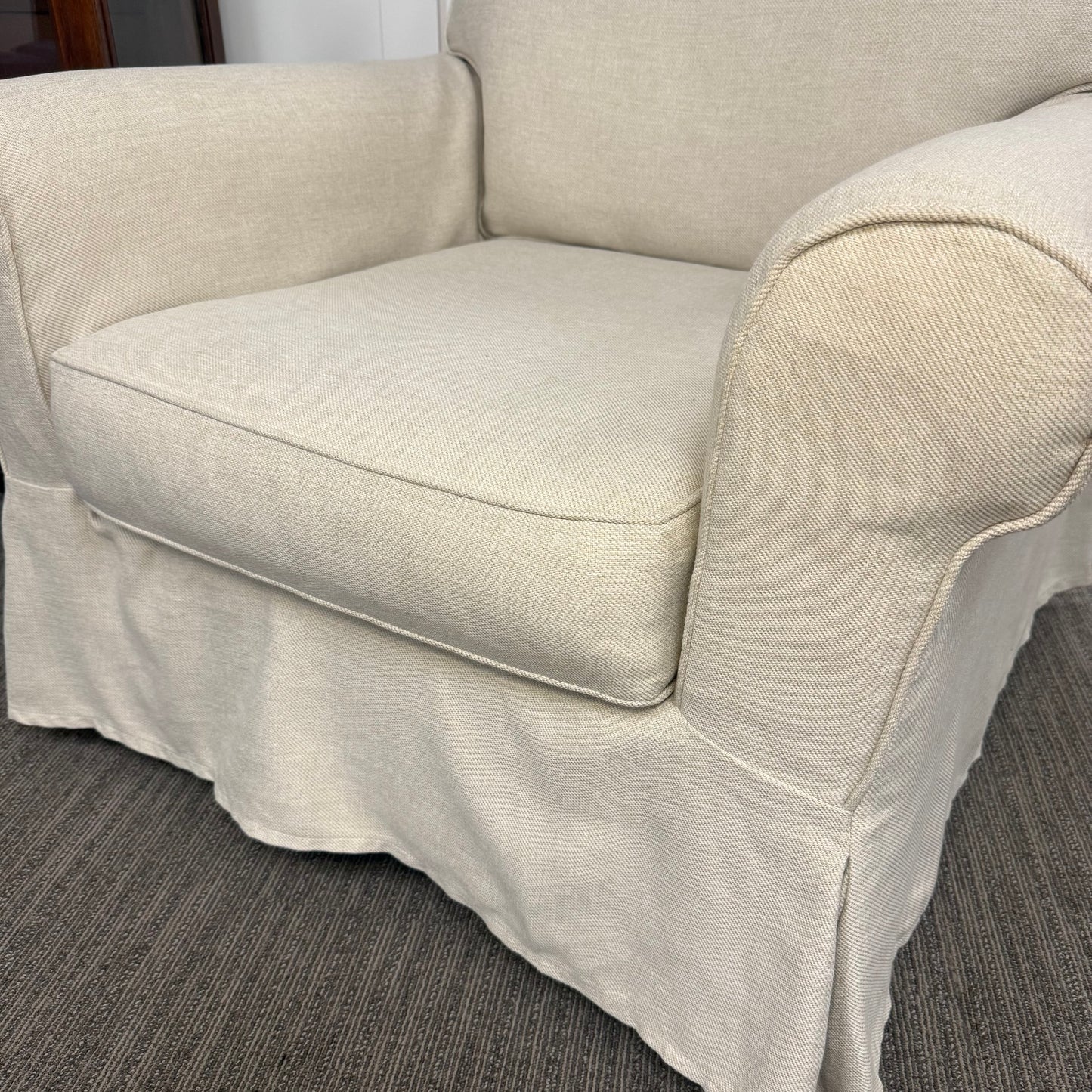 Pottery Barn Roll Arm Chair