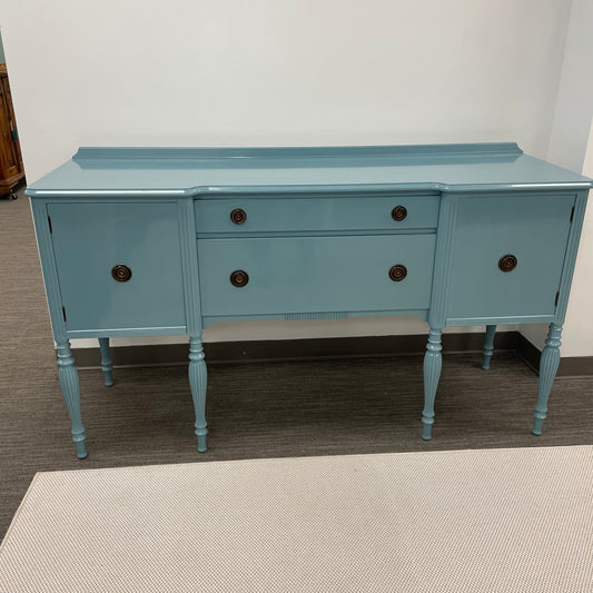 Teal Lacquered Buffet