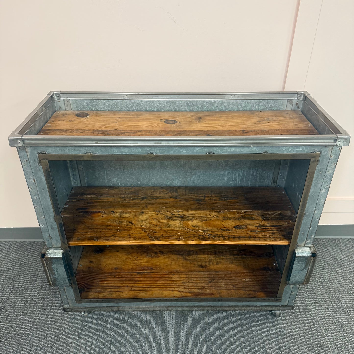 Upcycled Industrial Bar Cart