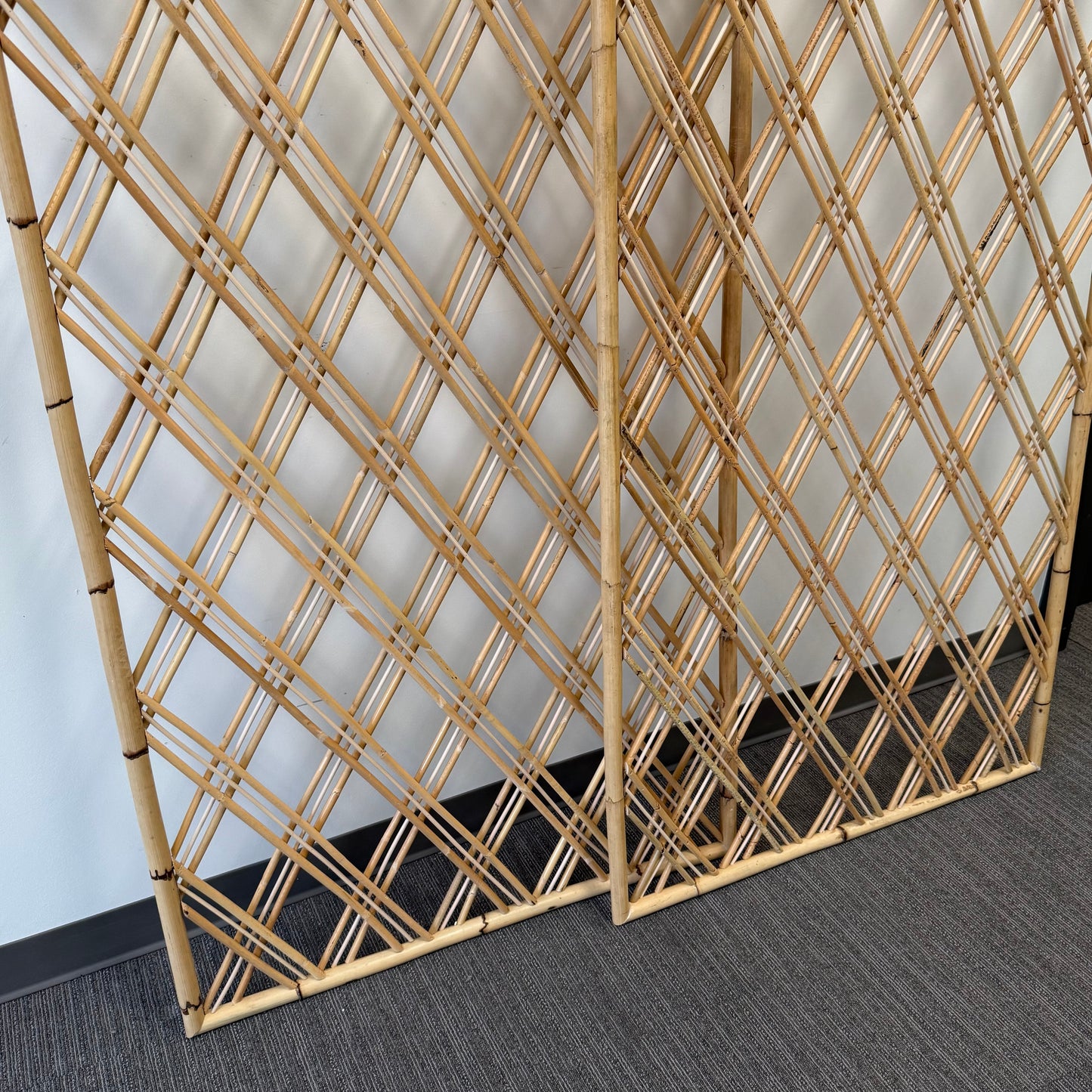 Custom Rattan Panel by Fuller Architectural