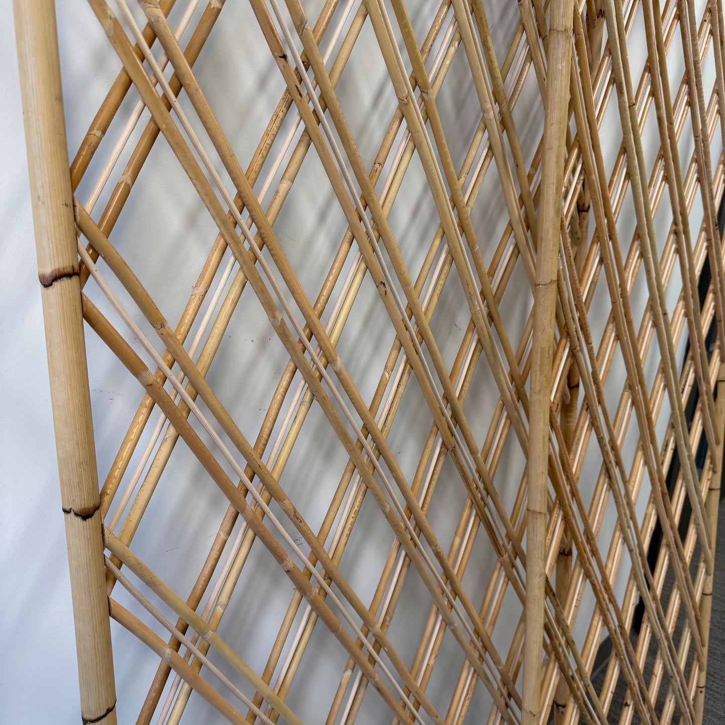 Custom Rattan Panel by Fuller Architectural