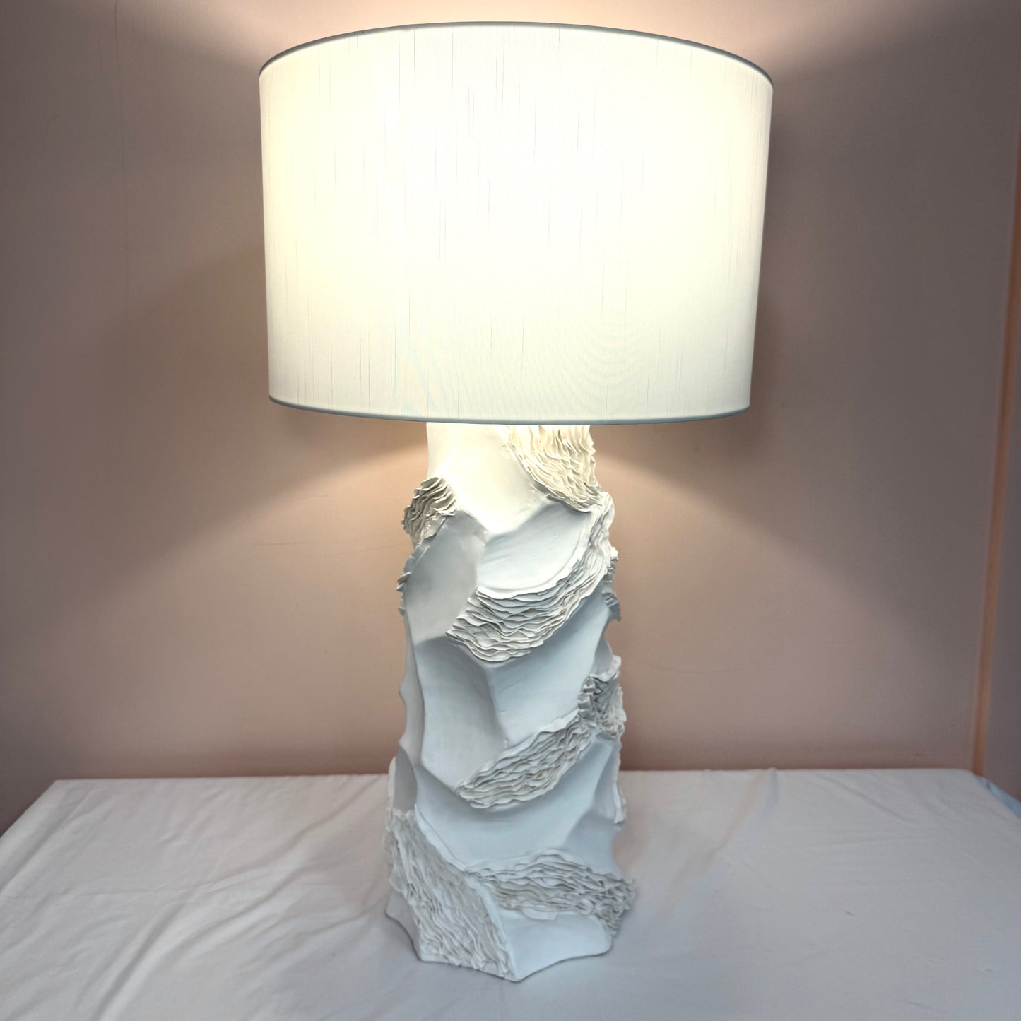 Chelsea House Ripple Ceramic Table Lamp