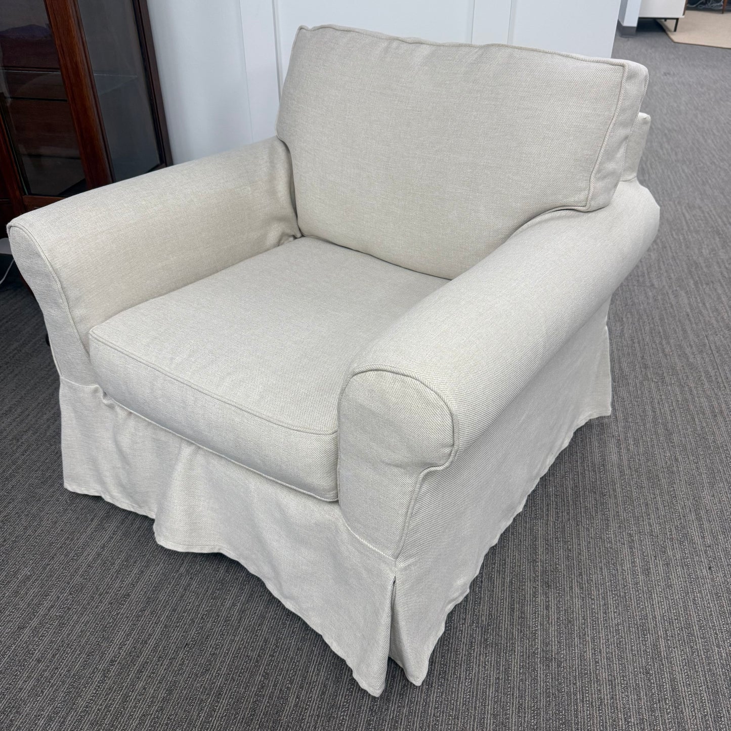Pottery Barn Roll Arm Chair